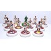 Subbuteo Andrew Table Soccer AS Roma 2020-21 away kit on WSB Professional bases